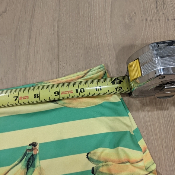 Mod Cloth banana print high rise bikini bottom - Picture 6 of 7